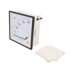 Ampermetru Panou True RMS 0-250A Clasa 1.5 | Electronic-mag.ro | Componente Electronice