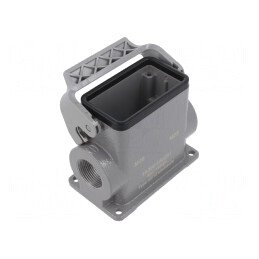 Han B Base Surface HC 1 Lever 2 x M25 | Electronic-mag.ro | Componente Electronice