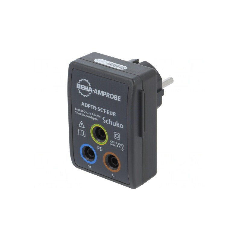 Adaptor Schuko 4mm cu Mufă Europeană | Electronic-mag.ro | Componente Electronice