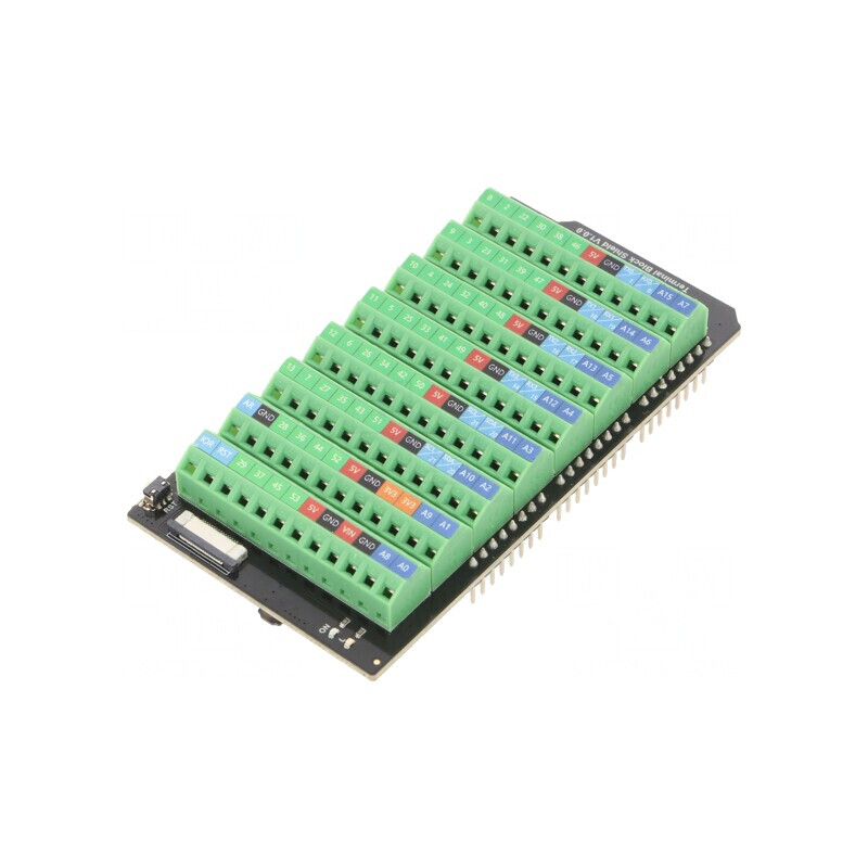Modul Extensie Conectori 7-24VDC pentru Arduino Mega | Electronic-mag.ro | Componente Electronice