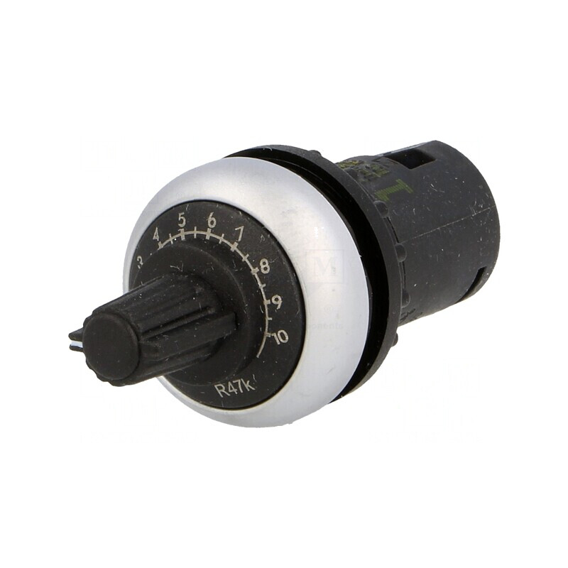 Potențiometru RMQ-Titan 22mm 47kΩ IP66 | Electronic-mag.ro | Componente Electronice
