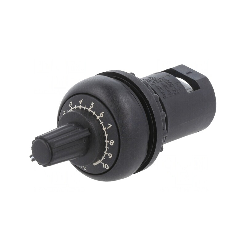 Potentiometru 22mm RMQ-Titan 47kΩ IP66 | Electronic-mag.ro | Componente Electronice