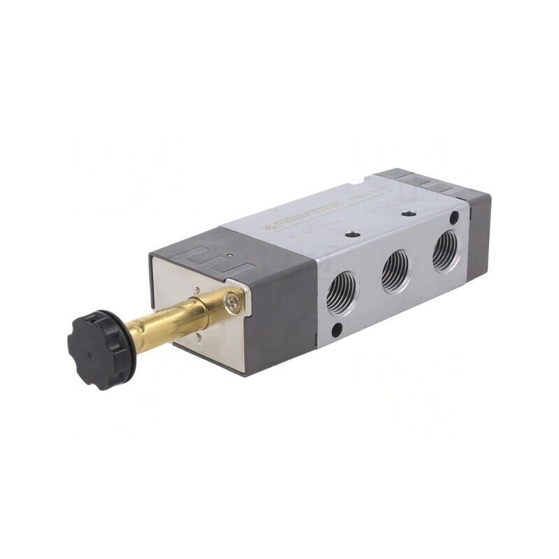 Ventil electromagnetic 5/2 G 1/4 1150l/min | Electronic-mag.ro | Componente Electronice