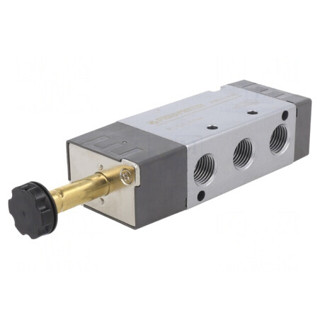 Ventil electromagnetic 5/2 G 1/4 1150l/min | Electronic-mag.ro | Componente Electronice
