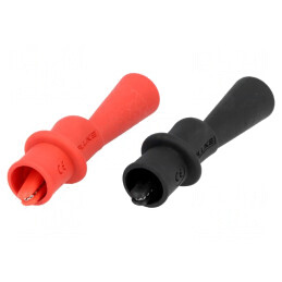 Bornă crocodil negru şi roşu 10A 1kVDC 2mm FLUKE AC175 | Electronic-mag.ro | Componente Electronice