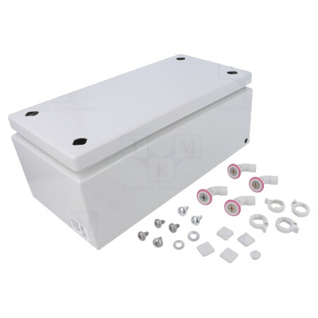 Carcasă Universală din Tablă de Oțel 150x300x120mm | Electronic-mag.ro | Componente Electronice