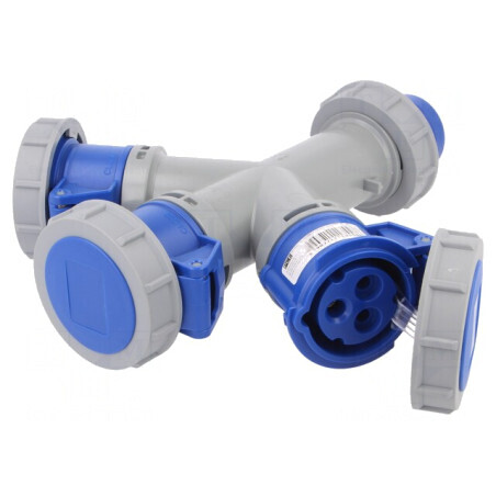 Conector Alimentare AC Splitter IP67 16A 230V | Electronic-mag.ro | Componente Electronice