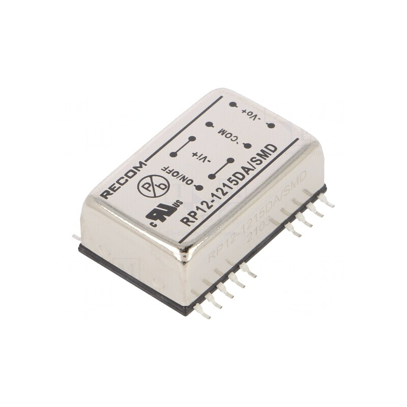 Convertor DC/DC 12W 9-18V la ±15V SMD | Electronic-mag.ro | Componente Electronice Convertor DC/DC 12W 9-18V la ±15V SMD | Electronic-mag.ro | Componente Electronice