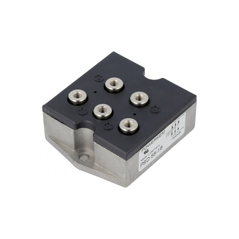 Punte Redresoare Trifazată 1.8kV 58A Modul PSD 55/18 | Electronic-mag.ro | Componente Electronice