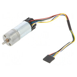 Motor DC cu codificator și transmisie metalică 6V 34:1 | Electronic-mag.ro | Componente Electronice