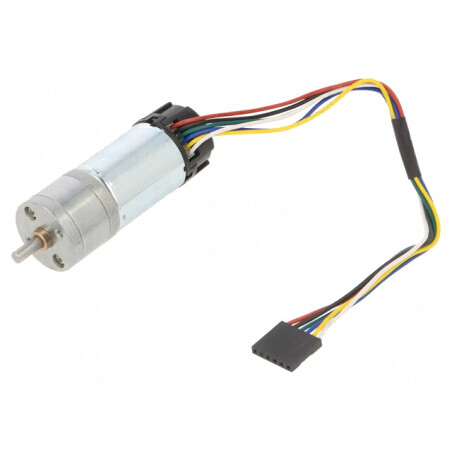 Motor DC cu codificator și transmisie metalică 6V 34:1 | Electronic-mag.ro | Componente Electronice