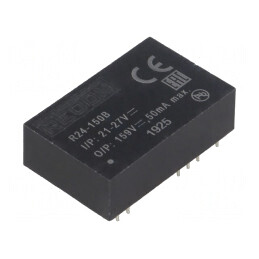 Convertor DC/DC 5W 21-27V la 92-200VDC DIP24 | Electronic-mag.ro | Componente Electronice