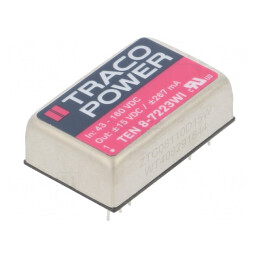 Convertor DC/DC 8W 43-160V la 15V/-15V TEN 8-7223WI | Electronic-mag.ro | Componente Electronice