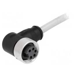 Mufă 7/8 3m 5P unghi 90° cu cablu PVC | Electronic-mag.ro | Componente Electronice