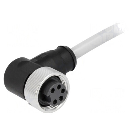 Mufă 7/8 3m 5P unghi 90° cu cablu PVC | Electronic-mag.ro | Componente Electronice