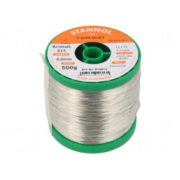 Sârmă de lipit fără plumb 0,5kg 500um | Electronic-mag.ro | Componente Electronice