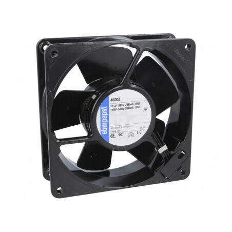 Ventilator AC Axial 115V 119x119x38mm 180m3/h 45dBA 60Hz | Electronic-mag.ro | Componente Electronice