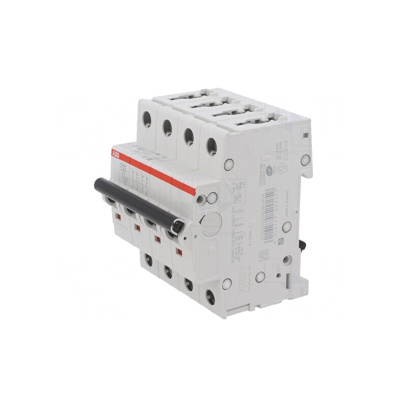 Întrerupător de Supracurent 40A 4 Poli 230/400VAC 6kA | Electronic-mag.ro | Componente Electronice