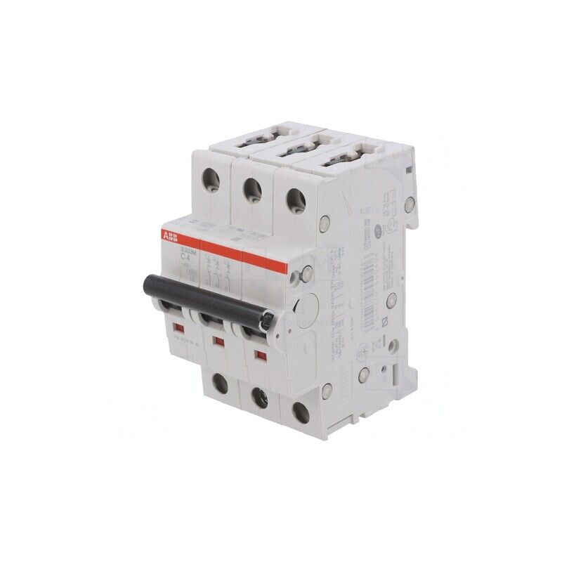 Întrerupător de supracurent 4A 3P 400VAC C | Electronic-mag.ro | Componente Electronice