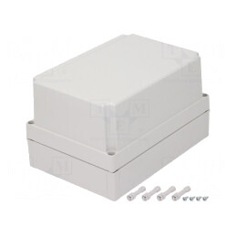 Carcasă Universală ABS Gri 180x255x150mm | Electronic-mag.ro | Componente Electronice