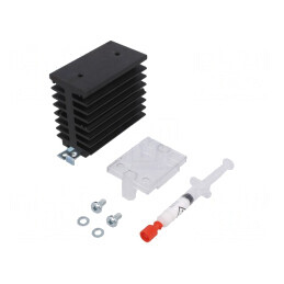 Radiator Aluminiu Extrudat 103mm x 45mm x 80mm 1.85K/W | Electronic-mag.ro | Componente Electronice