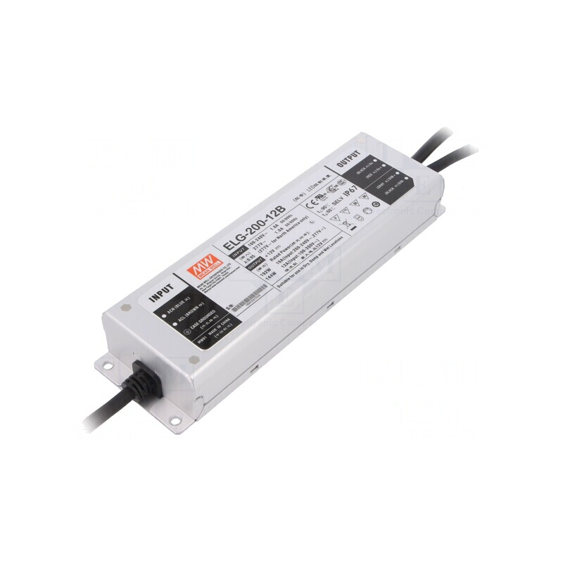 Alimentator LED 192W 12V 16A IP67 | Electronic-mag.ro | Componente Electronice Alimentator LED 192W 12V 16A IP67 | Electronic-mag.ro | Componente Electronice