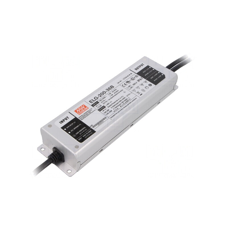Alimentator LED 200W 36V 5.55A IP67 | Electronic-mag.ro | Componente Electronice Alimentator LED 200W 36V 5.55A IP67 | Electronic-mag.ro | Componente Electronice
