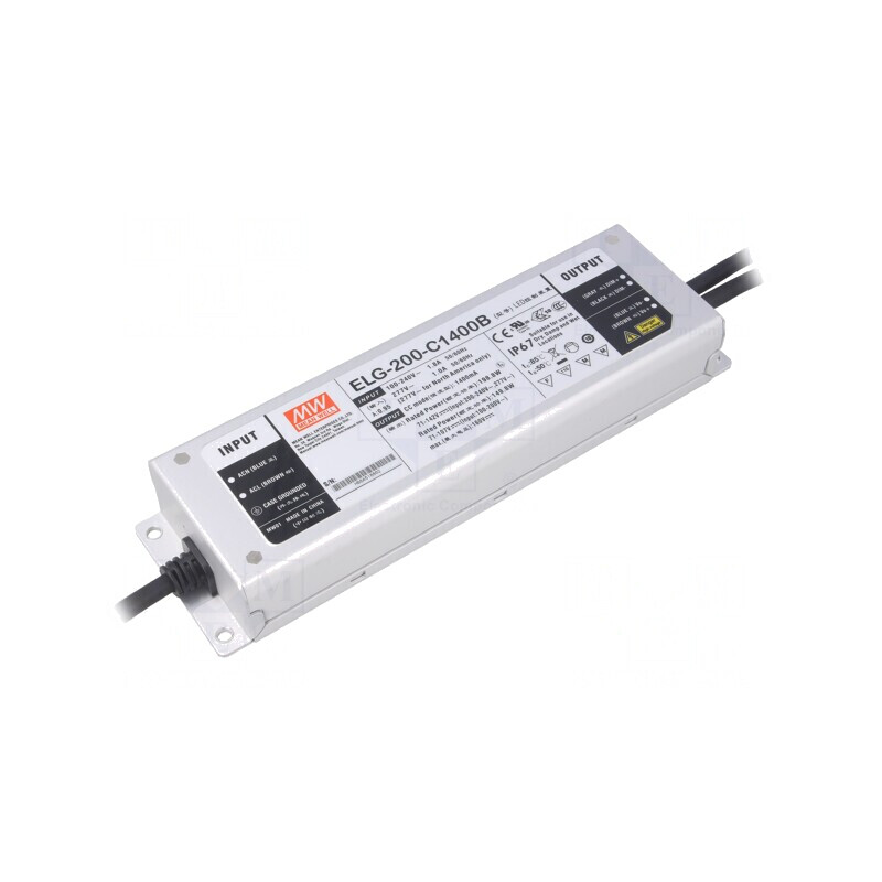 Alimentator LED 200W 1400mA 100-305VAC | Electronic-mag.ro | Componente Electronice Alimentator LED 200W 1400mA 100-305VAC | Electronic-mag.ro | Componente Electronice