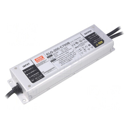Alimentator LED 200W 700mA 100-305VAC ELG-200 | Electronic-mag.ro | Componente Electronice