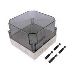 Carcasă Universală Polistiren 180x182x137mm | Electronic-mag.ro | Componente Electronice