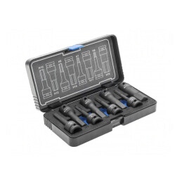 Set chei imbus tubulară cu impact 1/2, 8 bucăți | Electronic-mag.ro | Componente Electronice