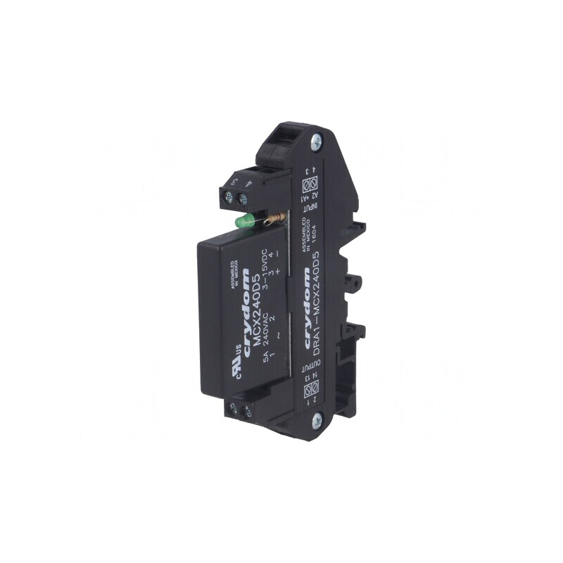 Releu Semiconductor 1-Fazat 5A 12-280VAC | Electronic-mag.ro | Componente Electronice