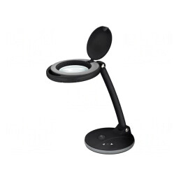 Lupă de Masă cu LED 6W 6500K Ø100mm 3dpt | Electronic-mag.ro | Componente Electronice