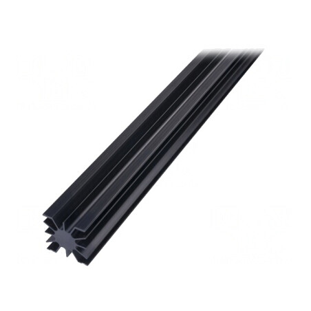 Radiator Extrudat Rotund Negru 1000mm | Electronic-mag.ro | Componente Electronice