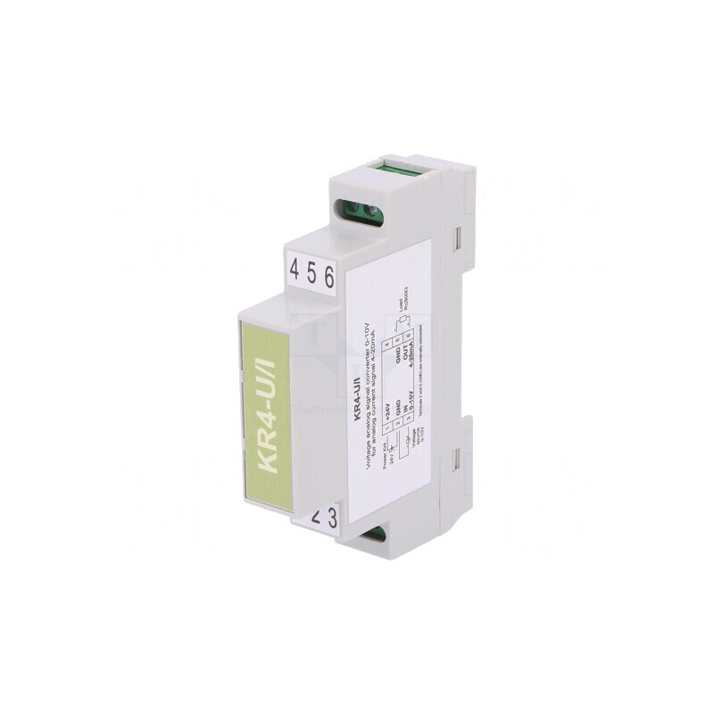 Adaptor de Semnale Analogice DIN 0-10V 24VDC | Electronic-mag.ro | Componente Electronice