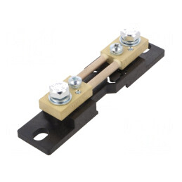 Şunt de curent 200A 60mV pentru şină DIN Clasa 0.2 | Electronic-mag.ro | Componente Electronice