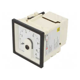 Ampermetru pe panou DC 0-30A Clasa 1.5 72x72mm | Electronic-mag.ro | Componente Electronice