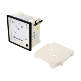 Ampermetru Panou DC 0-40A Clasa 1.5 96x96mm | Electronic-mag.ro | Componente Electronice