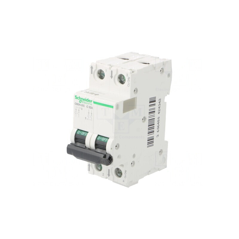 Întrerupător de Supracurent 500VDC 32A 2 Poli C | Electronic-mag.ro | Componente Electronice