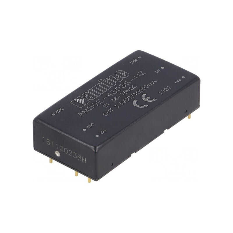 Convertor DC/DC 33W 36-75V la 3.3V 10A 2x1 | Electronic-mag.ro | Componente Electronice