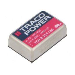 Convertor DC/DC 8W Uintr 43-160V Uieş 5V 1600mA DIP24 | Electronic-mag.ro | Componente Electronice