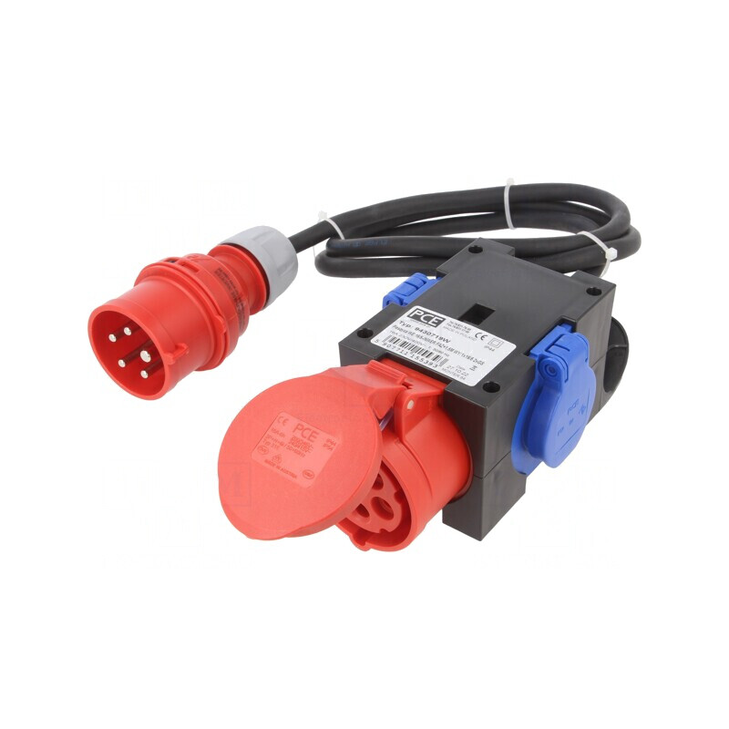 Conector de Alimentare AC Trifazat 16A 400V IP44 | Electronic-mag.ro | Componente Electronice