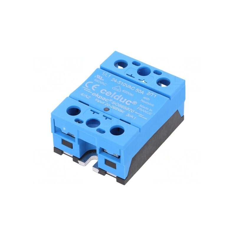 Releu Semiconductor 50A 24-510VAC Ucom 20-265V | Electronic-mag.ro | Componente Electronice Releu Semiconductor 50A 24-510VAC Ucom 20-265V | Electronic-mag.ro | Componente Electronice