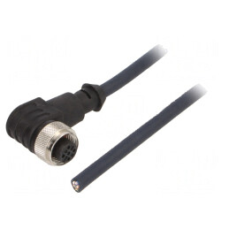 Cablu de conectare M12 5 pini unghi 10m 60VAC 4A mamă | Electronic-mag.ro | Componente Electronice