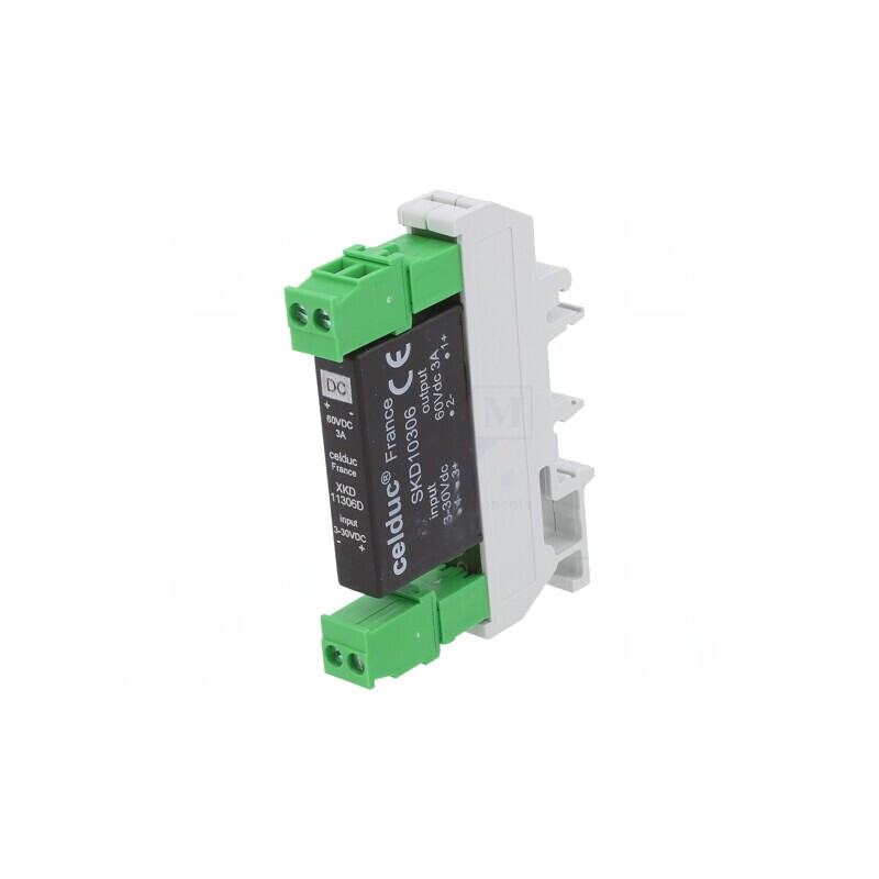Releu semiconductor 1A pentru şină DIN 3-30VDC | Electronic-mag.ro | Componente Electronice