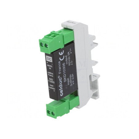 Releu semiconductor 1A pentru şină DIN 3-30VDC | Electronic-mag.ro | Componente Electronice