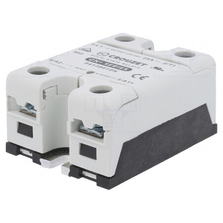 Releu Semiconductor 25A 1-Fazat 12-270VAC | Electronic-mag.ro | Componente Electronice