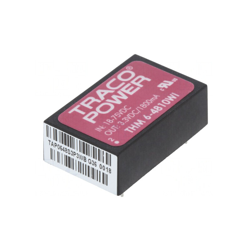 Convertor DC/DC 6W 18-75V la 3.3V 1800mA | Electronic-mag.ro | Componente Electronice Convertor DC/DC 6W 18-75V la 3.3V 1800mA | Electronic-mag.ro | Componente Electronice
