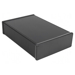 Carcasă Aluminiu Neagră 191x280x66mm | Electronic-mag.ro | Componente Electronice