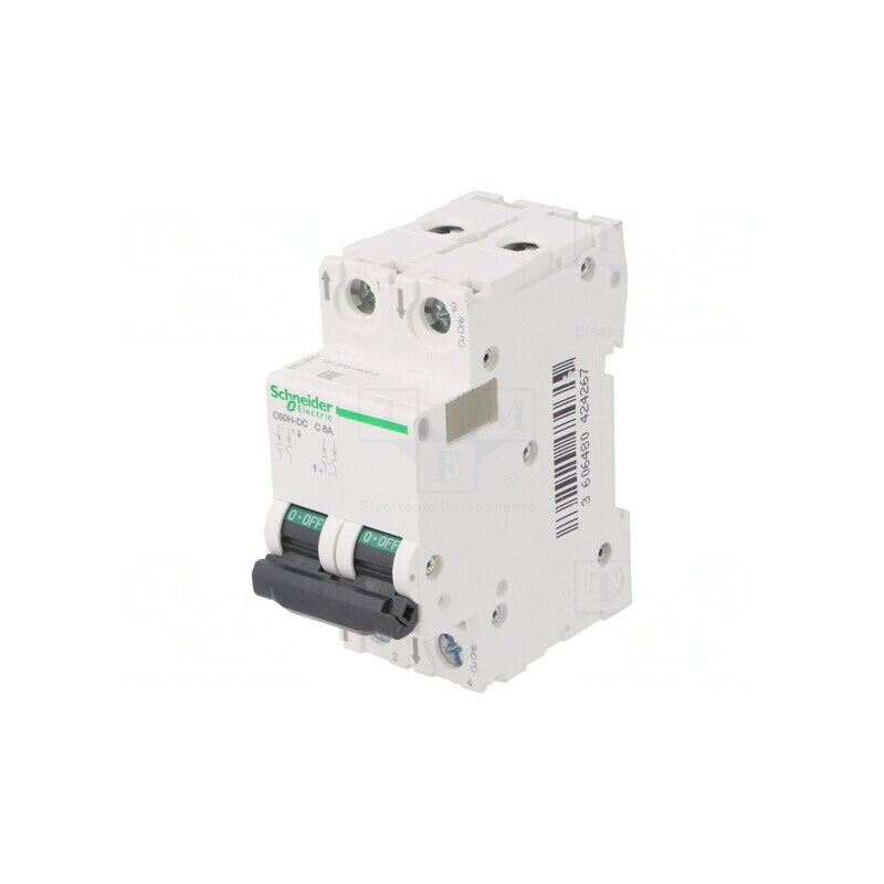 Întrerupător de supracurent 500VDC 6A 2P C | Electronic-mag.ro | Componente Electronice